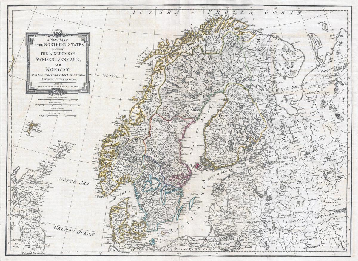 old Sweden map