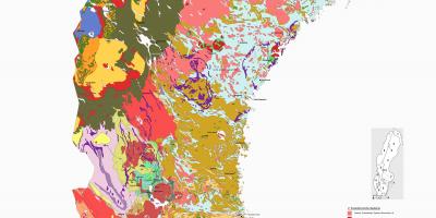 Map of geological map