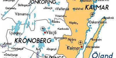 Kalmar Sweden map