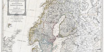 Old Sweden map