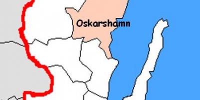 Map of Oskarshamn Sweden